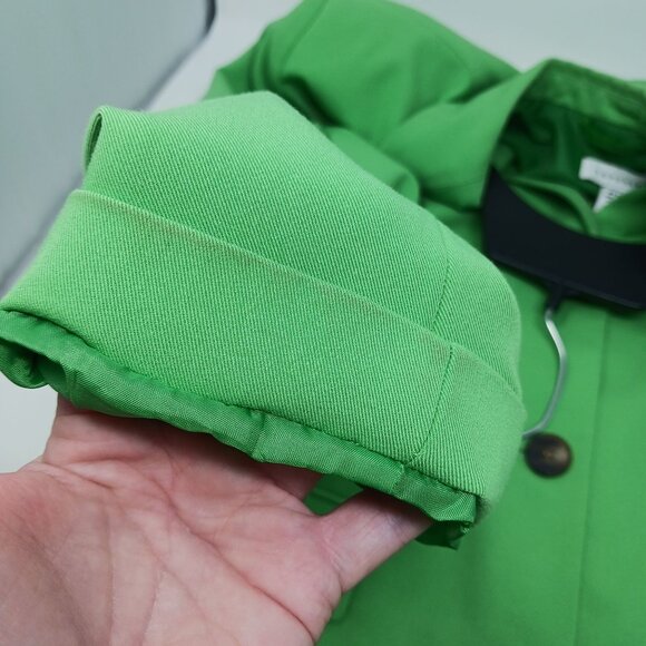 Topshop Green Longline Blazer Jacket Size 4 US Boardroom Chic Officecore Career - Picture 5 of 11